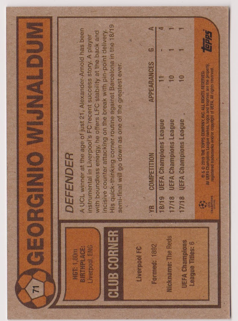 071. TRENT ALEXANDER ARNOLD - LIVERPOOL PR.257