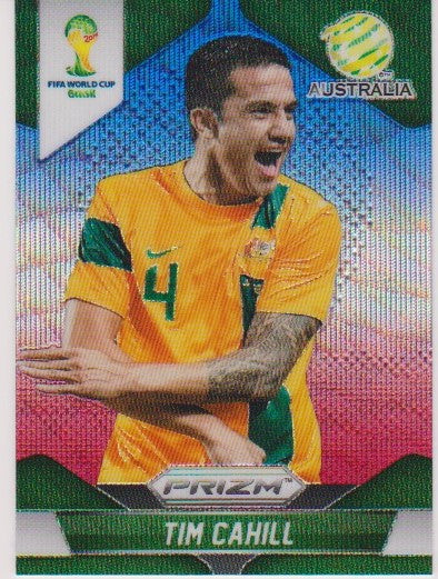 017. TIM CAHILL - AUSTRALIA - RED, BLUE AND WHITE PRIZM