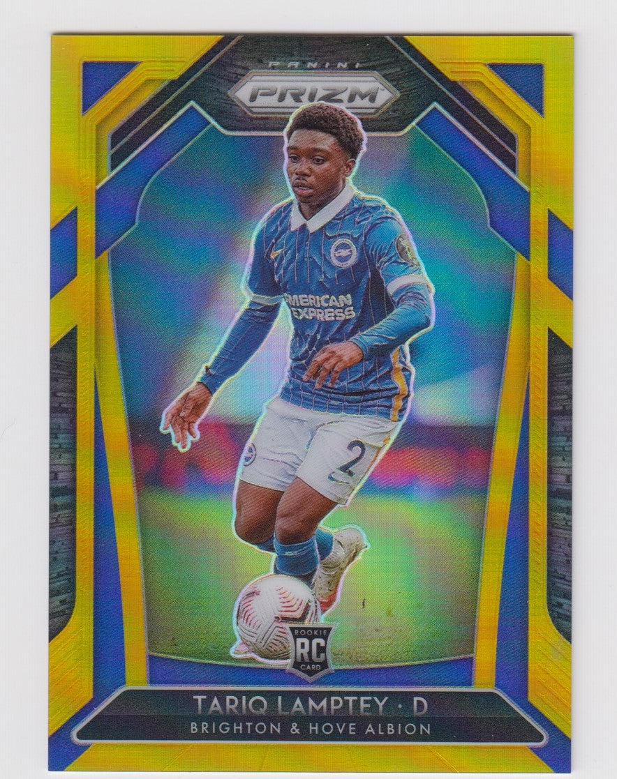 #010. BREAKAWAY GOLD PRIZM - TAIRQ LAMPTEY - BRIGHTON & HOVE ALBION - ROOKIE - CARD 07 OF 10