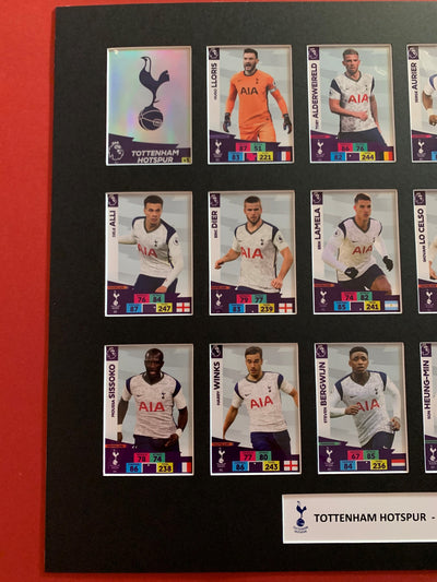 TOTTENHAM HOTSPUR FOTBALLKORTMONTASJE FRA PREMIER LEAGUE SESONGEN 2020/21