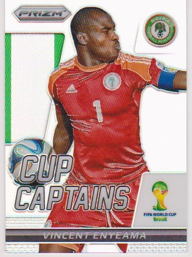 029. VINCENT ENYEMA - NIGERIA - CUP CAPTAINS - SILVER PRIZM