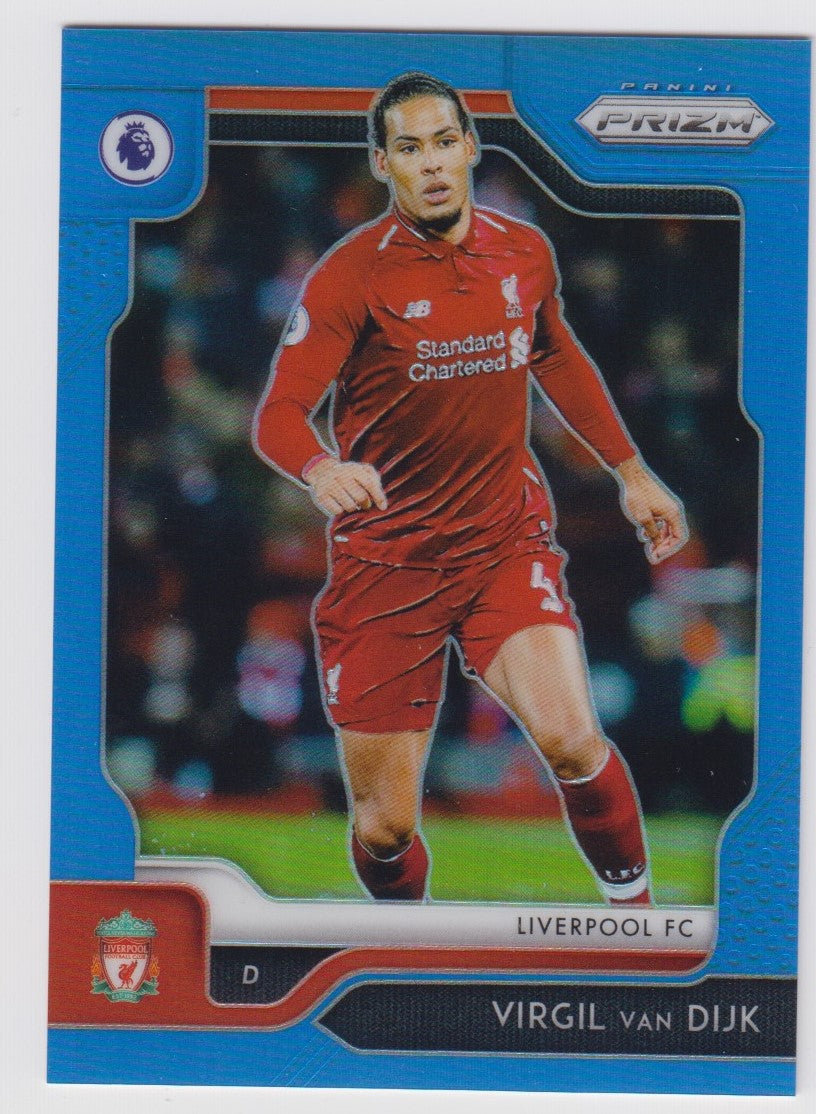 #199-BLUE. 086. VIRGIL VAN DIJK - LIVERPOOL - CARD 105 OF 199