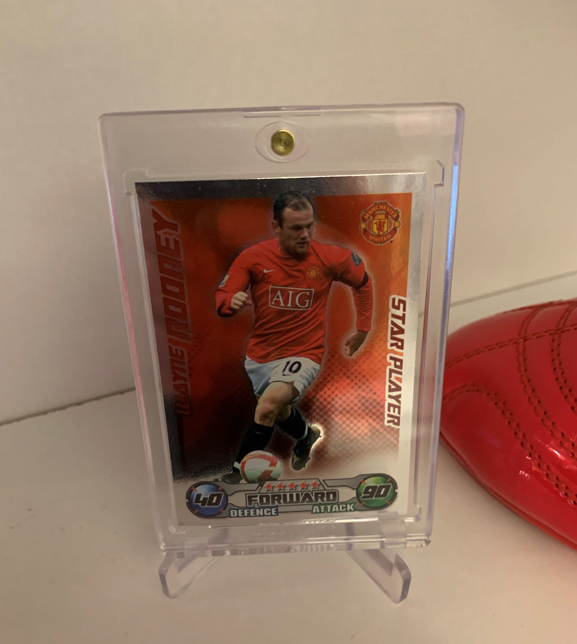 WAYNE ROONEY - SIGNERT "ROONEY 10" SKO MED EKTEHETSBEVIS/COA