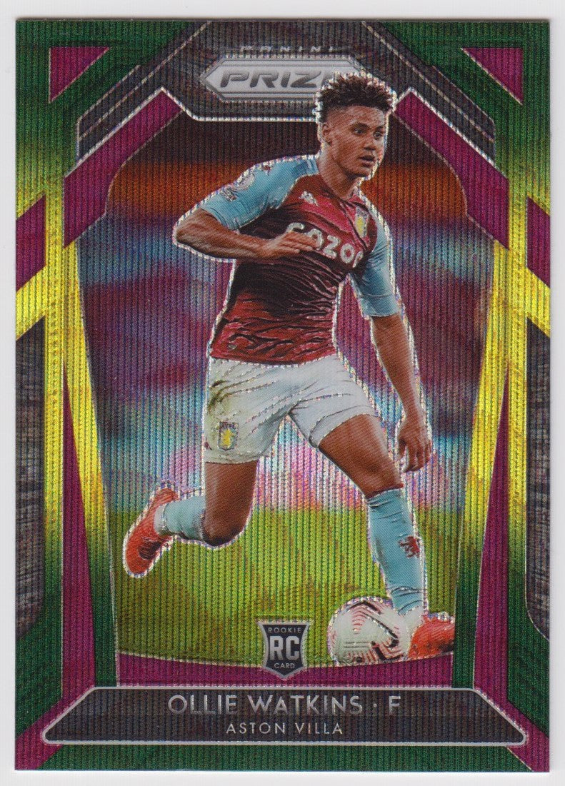 272. OLLIE WATKINS - ASTON VILLA - ROOKIE - BLUE/YELLOW/GREEN PRIZM