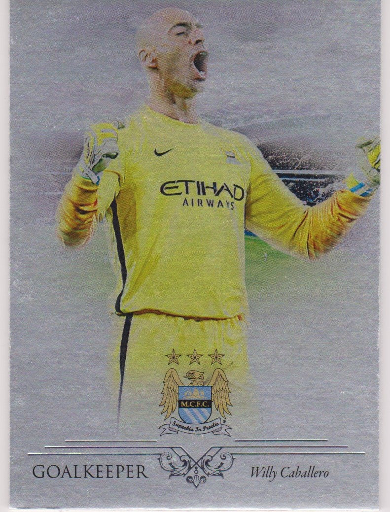 000. SILVER 001. WILLY CABALLERO - MANCHESTER CITY - FUTERA 2016 SILVER #11