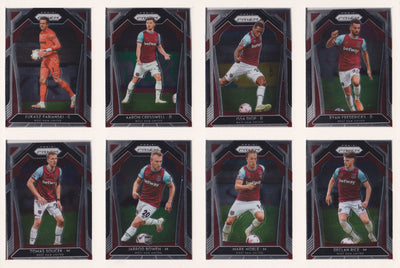 000. WEST HAM UNITED  KOMPLETT SETT MED PANINI PRIZM PREMIER LEAGUE 2020/21