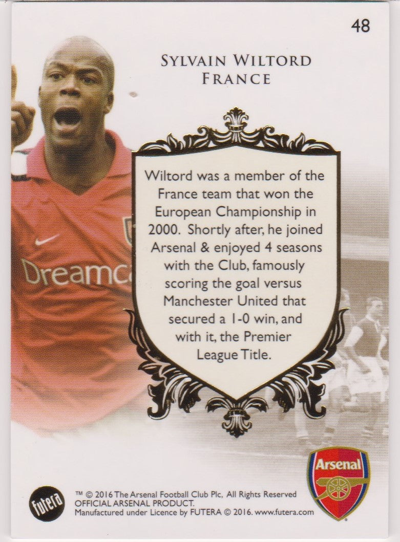 048. SYLVAIN WILTORD - THE GREATS - ARSENAL