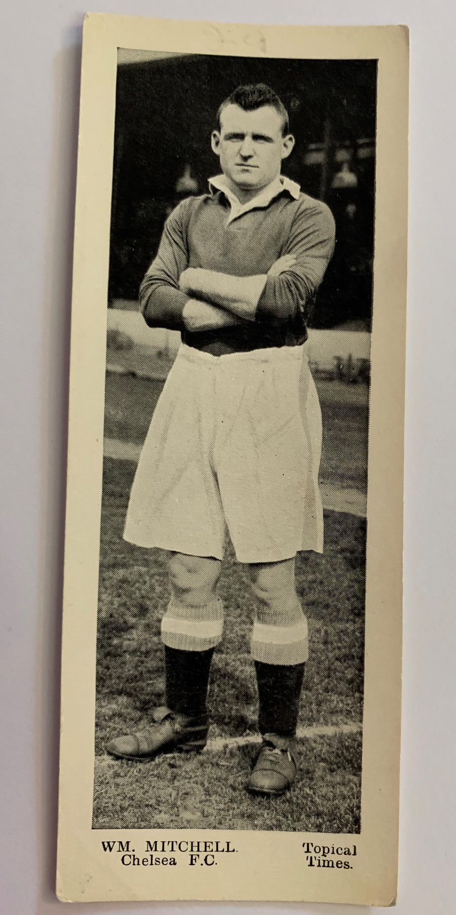 WM MITCHELL - CHELSEA - TOPICAL TIMES 1937