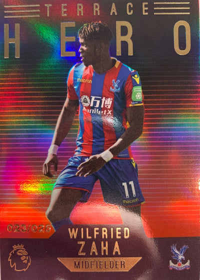 WILFRED SAHA - CRYSTAL PALACE - TOPPS PREMIER GOLD 2017 - TERRACE HERO #25