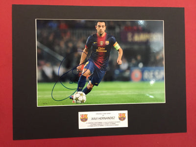 XAVI - SIGNERT BILDE MED EKTEHETSGARANTI/COA