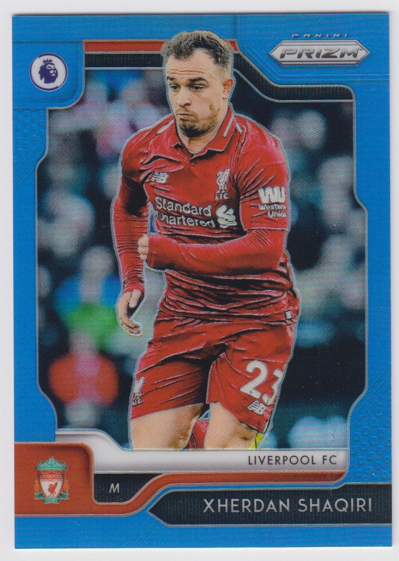 #199-BLUE. 094. XHERDAN SHAQIRI - LIVERPOOL - CARD 98 OF 199