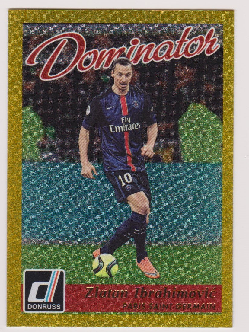 037. ZLATAN IBRAHIMOVIC - PARIS SAINT-GERMAIN - DOMINATOR - GOLD INSERT