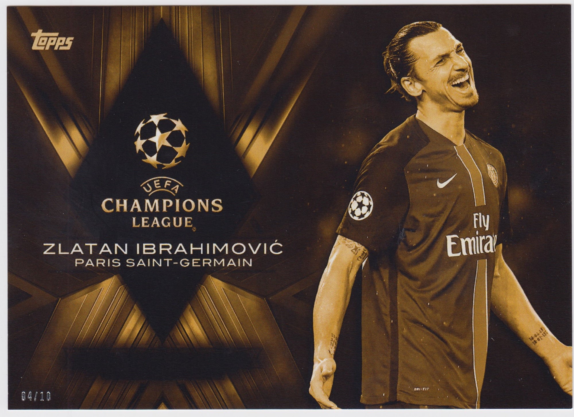 CP-ZI - ZLATAN IBRAHIMOVIC - PARIS SAINT-GERMAIN #10