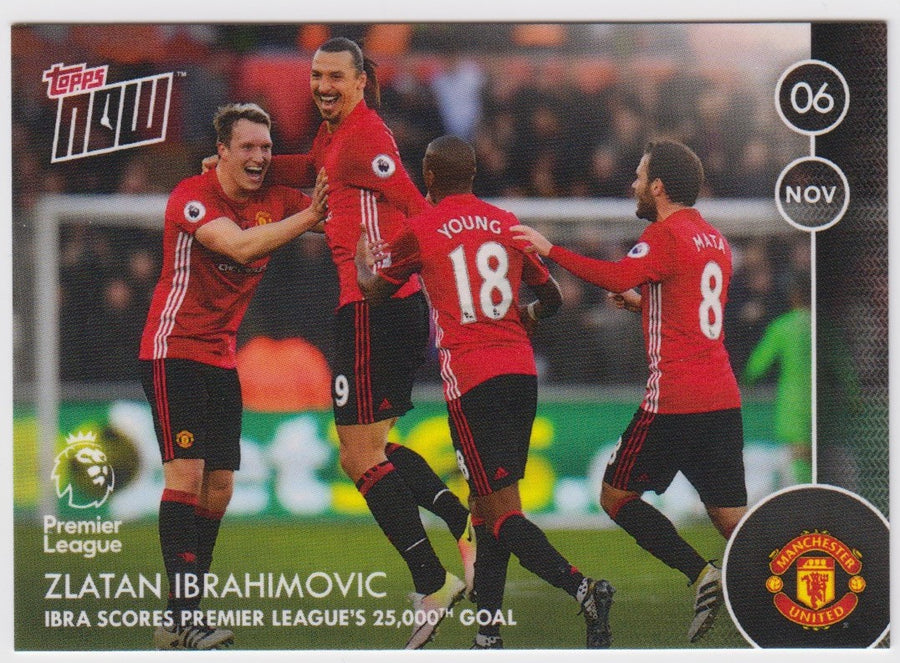 004. ZLATAN IBRAHIMOVIC - MANCHESTER UNITED - PREMIER LEAGUE`S 25000 GOAL