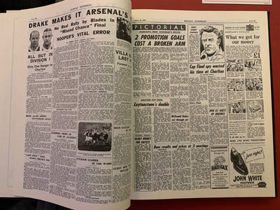 GREAT MOMENT`S IN THE HISTORY OF ARSENAL - REPRINTED FROM THE ORIGINAL NEWSPAPERS