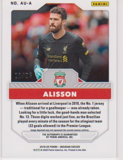 2020 - AURORA - AU-A - ALISSON BECKER - LIVERPOOL #25