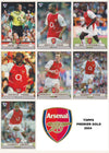 000. ARSENAL - KOMPLETT SETT MED FOTBALLKORT TOPPS PREMIER GOLD 2004