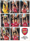 000. ARSENAL - KOMPLETT SETT MED MERLIN`S PREMIER GOLD 1999