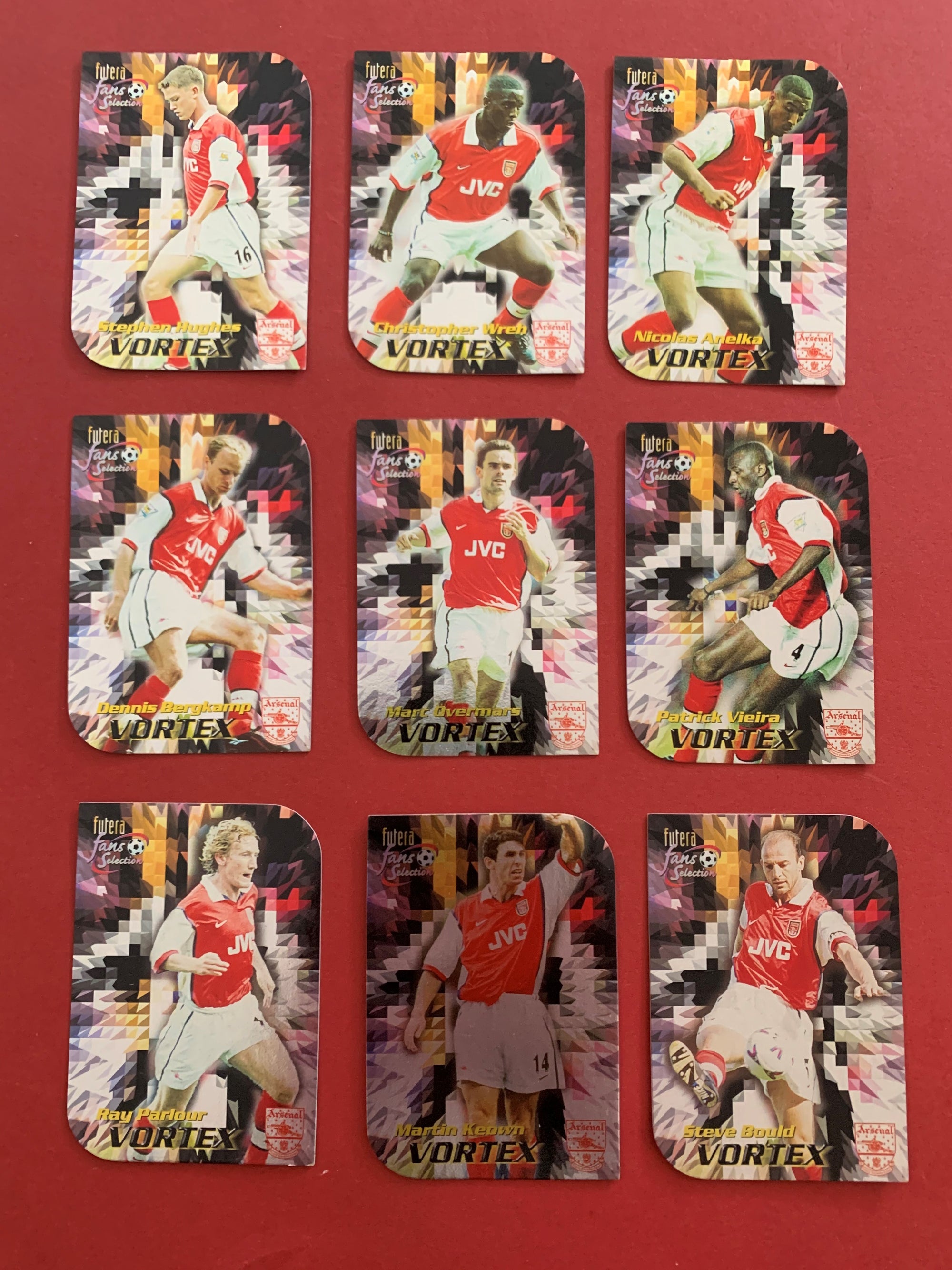000.ARSENAL  KOMPLETT SETT MED FUTERA VORTEX - CROME DIE-CUT