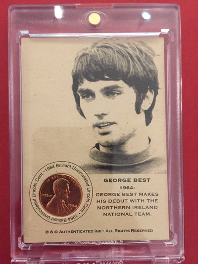 GEORGE BEST - SJELDENT FOTBALLKORT