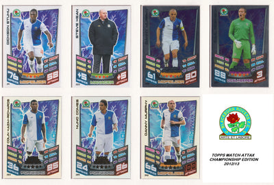 000. BLACKBURN ROVERS - TOPPS MATCH ATTAX CHAMPIONSHIP EDITION 2012/13