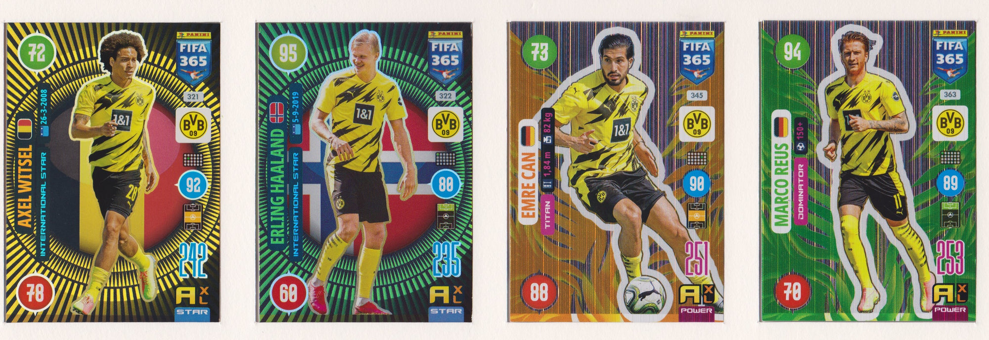 000. BORUSSIA DORTMUND KOMPLETT SETT MED PANINI FIFA 365 2021