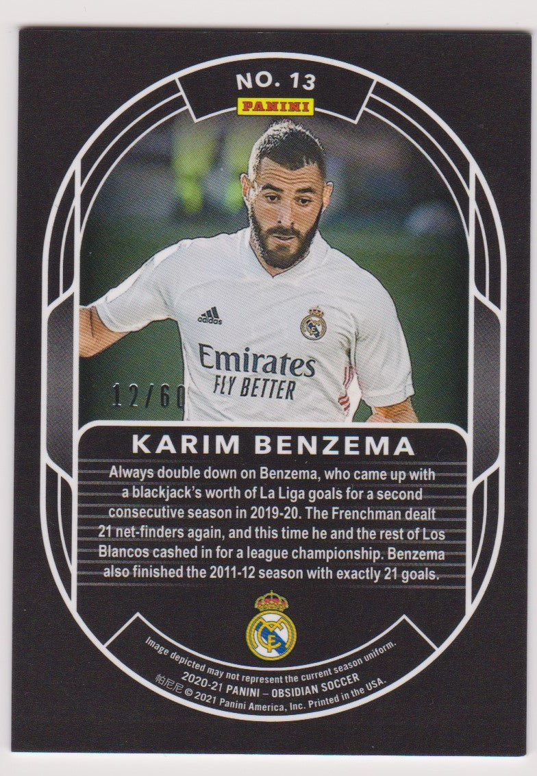 2021 - PITCH BLACK - PB13 - KARIM BENZEMA - REAL MADRID- #60
