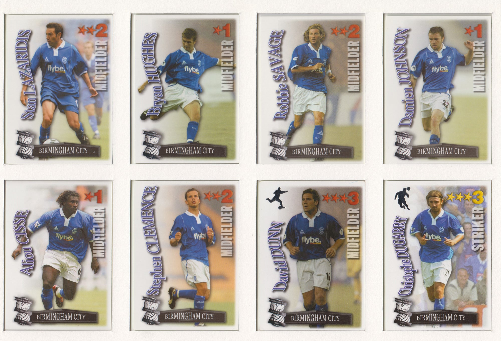 000. BIRMINGHAM - KOMPLETT SETT MED SHOOT OUT PREMIER LEAGUE 2003/04