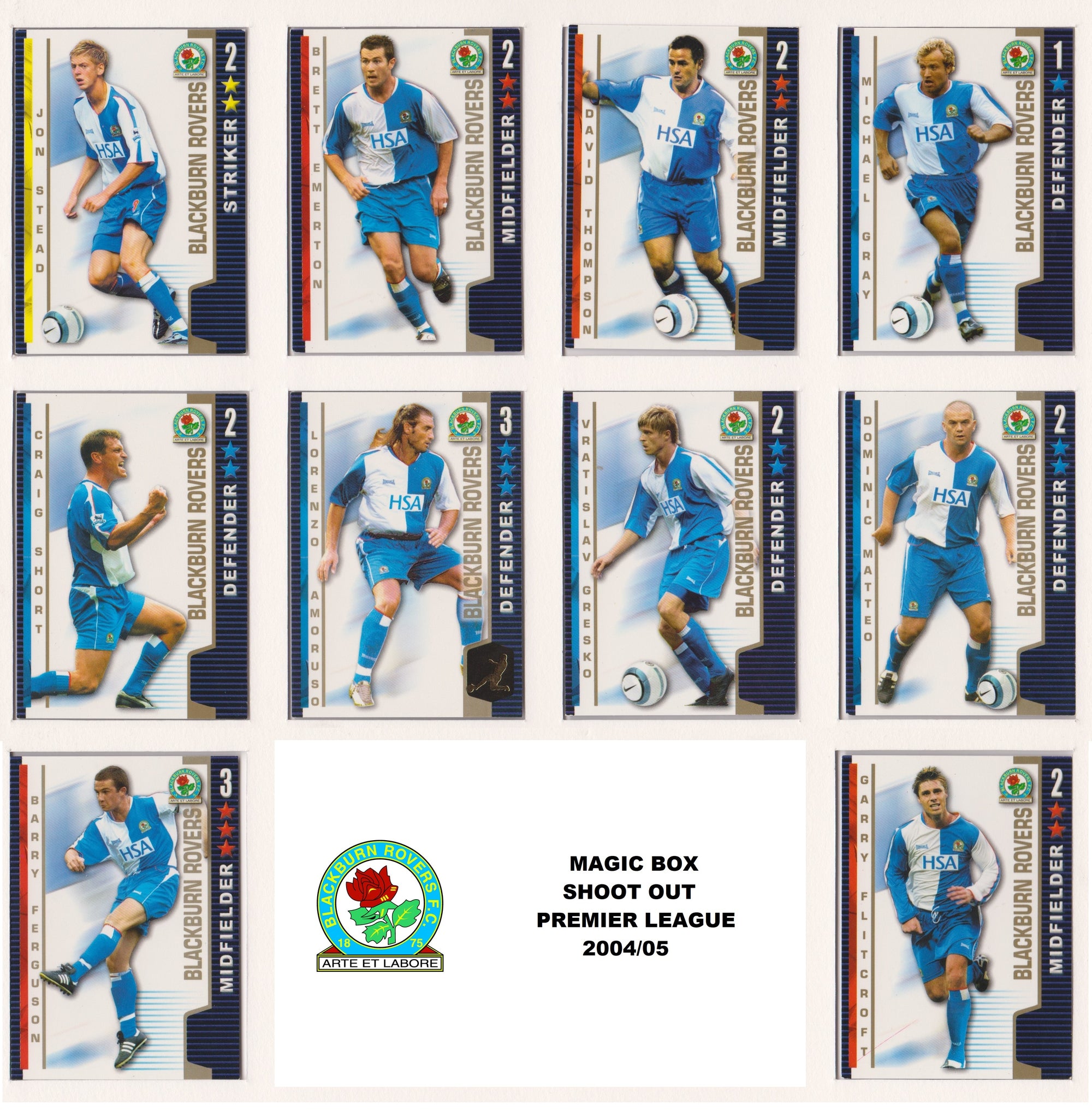 000. BLACKBURN ROVERS - SHOOT OUT PREMIER LEAGUE 2004/05