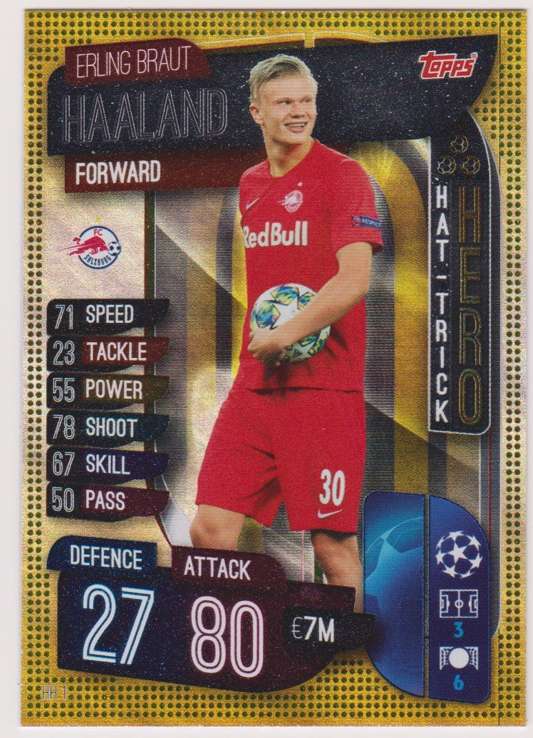 HH1. ERLING BRAUT HAALAND - FC SALZBURG - HAT-TRICK HERO - FIRST CARD