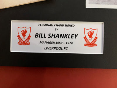 BILL SHANKLEY - SIGNERT KAMPPROGRAM FRA 1962 I MONTASJE MED "HONOURS"