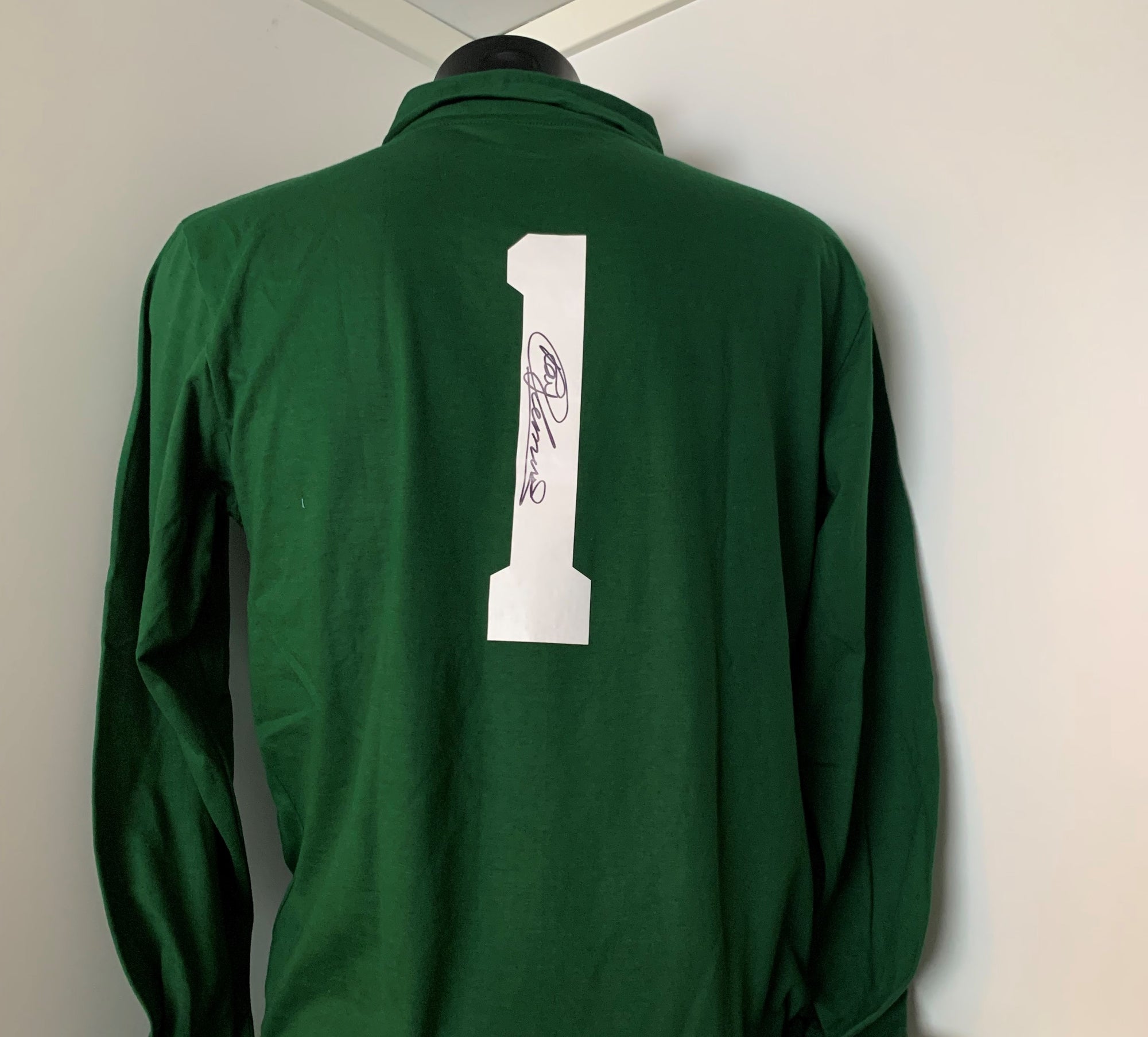 RAY CLEMENCE - SIGNERT RETRO KEEPERDRAKT MED EKTEHETSBEVIS/COA
