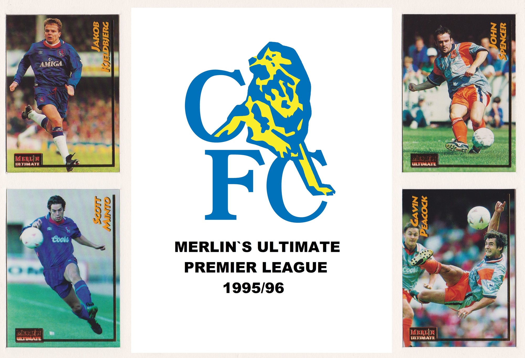000. CHELSEA - KOMPLETT SETT MERLIN`S ULTIMATE 1995/96