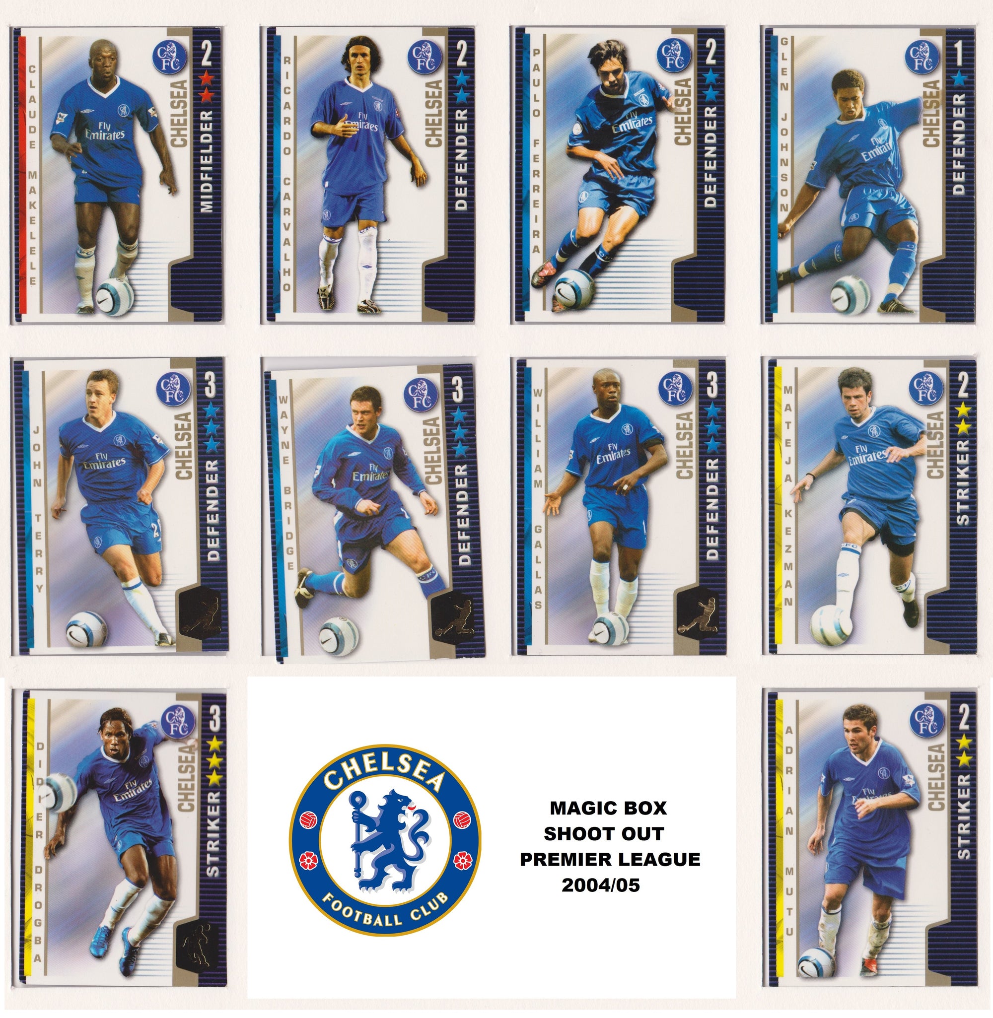 000. CHELSEA - SHOOT OUT PREMIER LEAGUE 2004/05