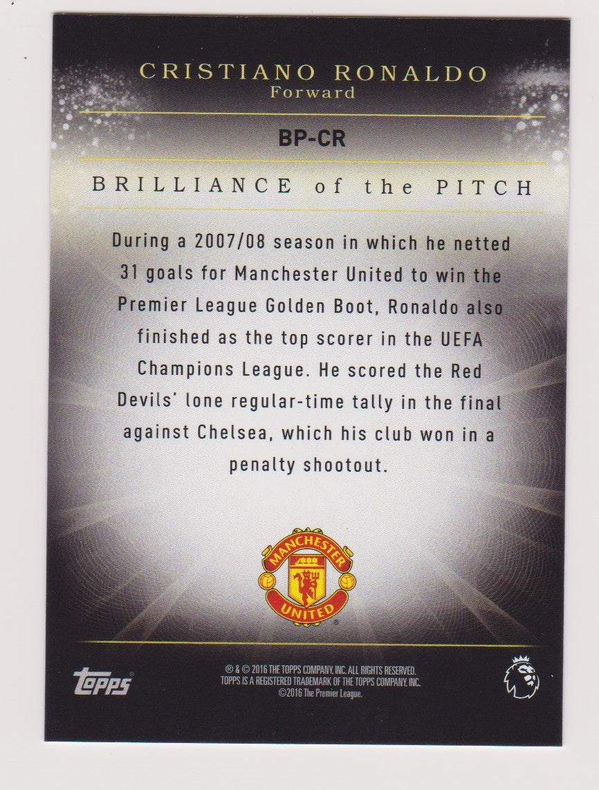 BP-CR . CRISTIANO RONALDO - MANCHESTER UNITED -BRILLIANCE OF THE PITCH - INSERT