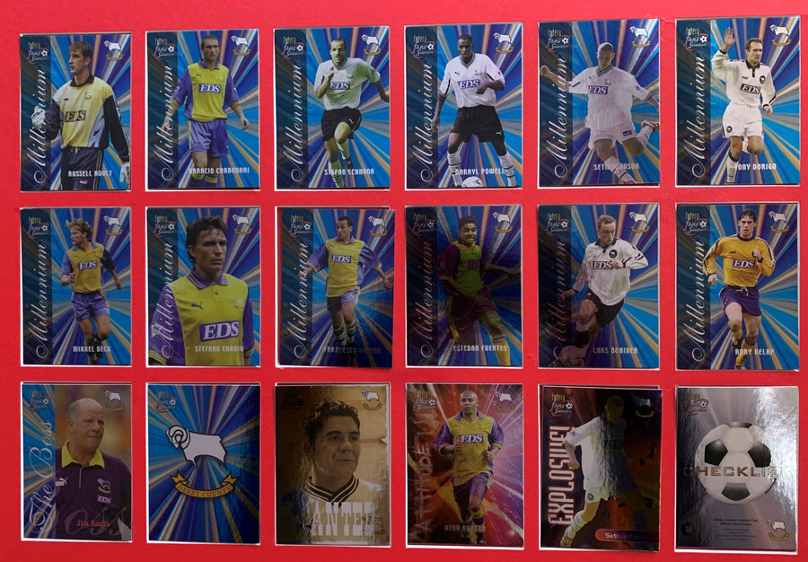 000. DERBY COUNTY FANS SELECTION MILLENIUM 2000 - KOMPLETT SETT