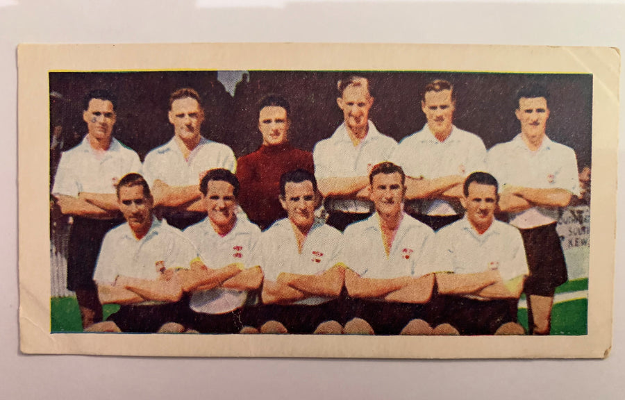 DERBY COUNTY FOTBALLKORT FRA 1956