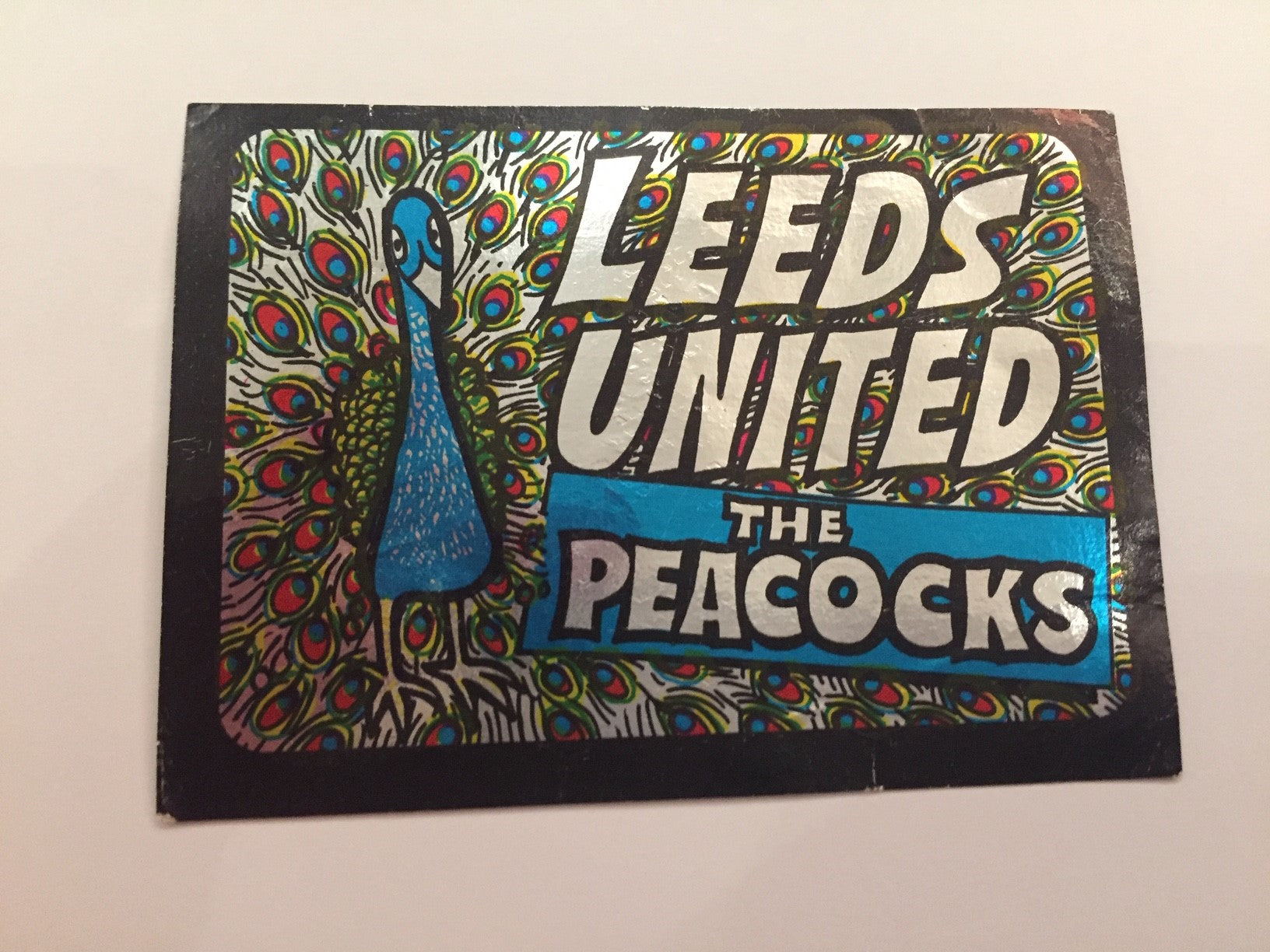 LEEDS UNITED - - "THE PEACOKS" - TEAM EMBLEM