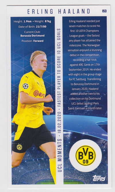 153. ERLING HAALAND - BORUSSIA DORTMUND - BEST OF THE BEST - UCL MOMENTS