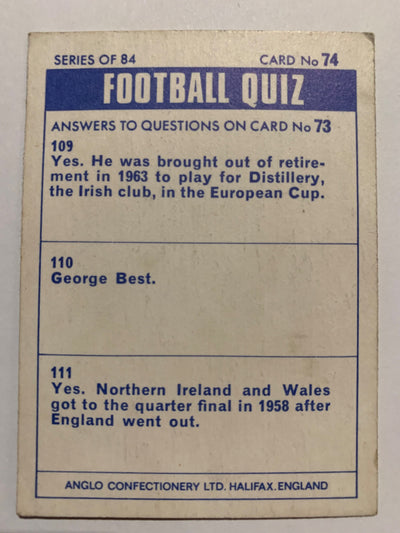 EMLYN HUGHES - LIVERPOOL - ANGLO CONFECTIONERY 1969