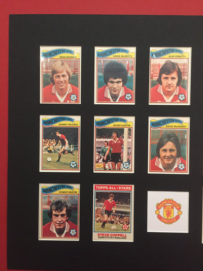 MANCHESTER UNITED FOTBALLKORTMONTASJE FRA 1978/79