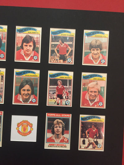MANCHESTER UNITED FOTBALLKORTMONTASJE FRA 1978/79