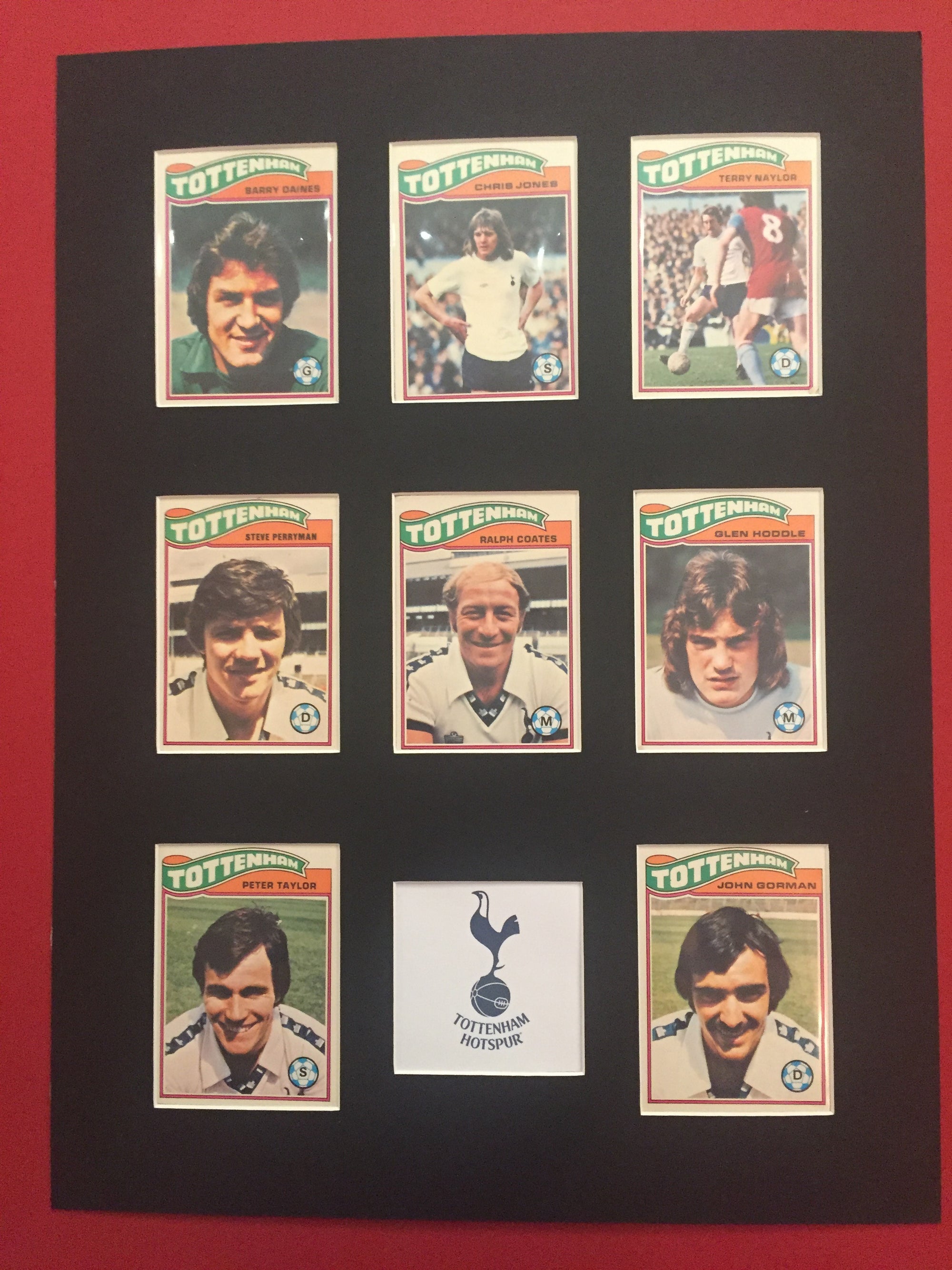TOTTENHAM FOTBALLKORTMONTASJE FRA 1978/79