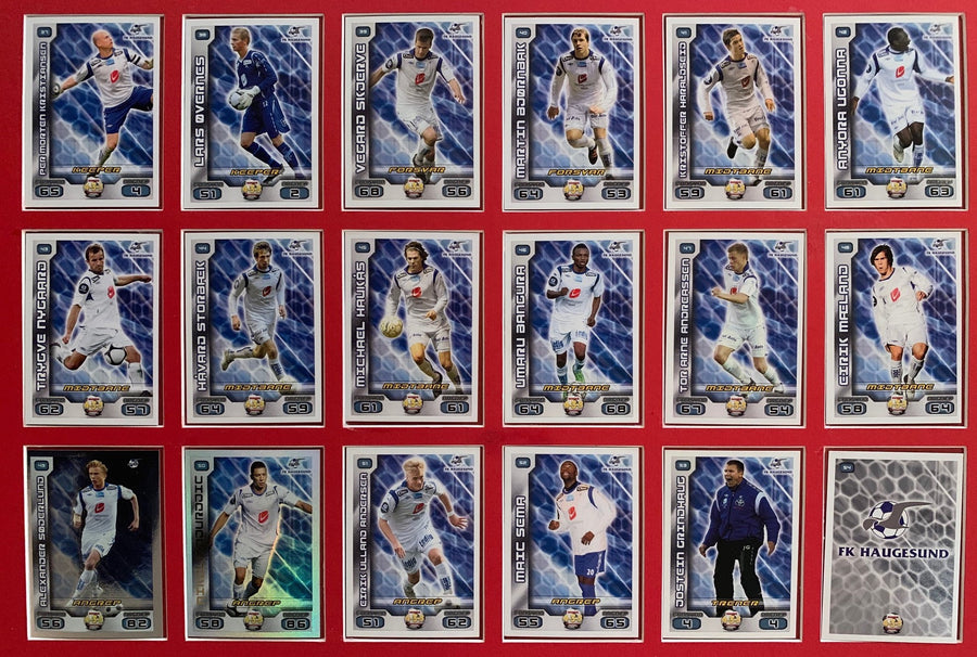 FK HAUGESUND - TIPPELIGAEN 2012 - KOMPLETT LAGSERIE