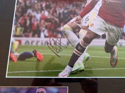 MASON GREENWOOD - SIGNERT BILDE MED EKTEHETSBEVIS/COA