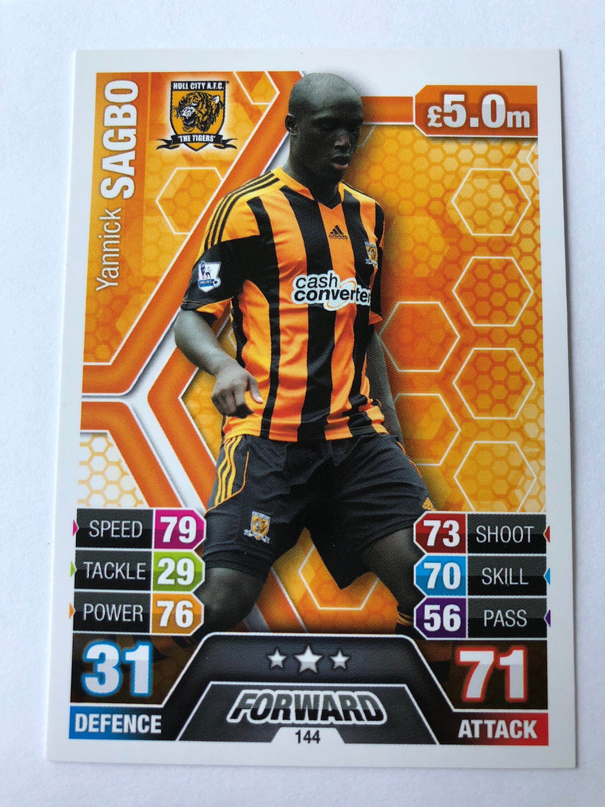 144. YANNICK SAGBO - HULL CITY