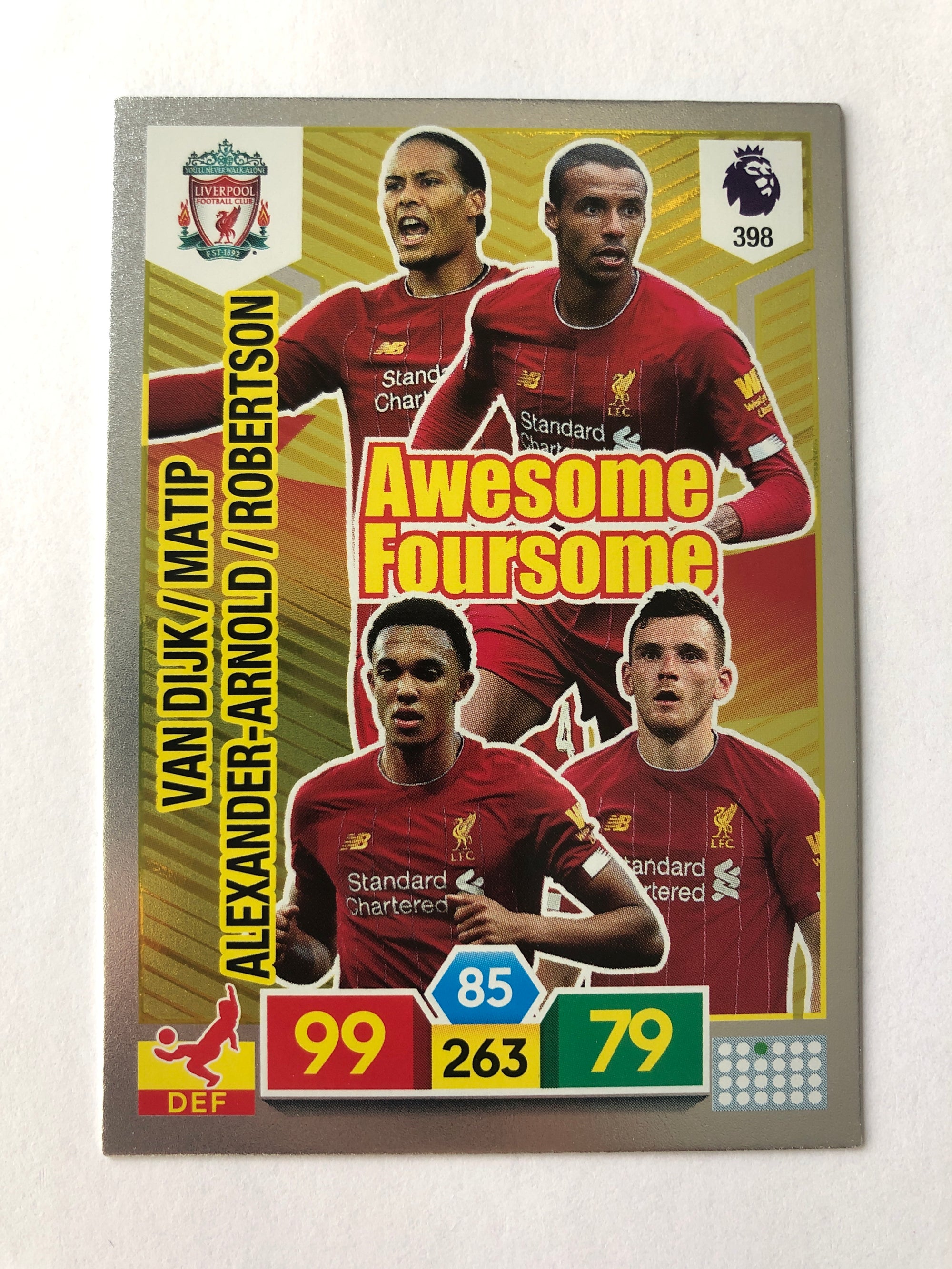 398. VAN DIJK / MATIP / ALEXANDER-ARNOLD / ROBERTSON - LIVERPOOL - AWESOME FOURSOME
