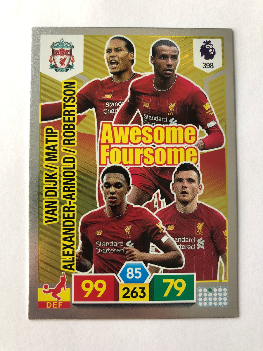 398. VAN DIJK / MATIP / ALEXANDER-ARNOLD / ROBERTSON - LIVERPOOL - AWESOME FOURSOME
