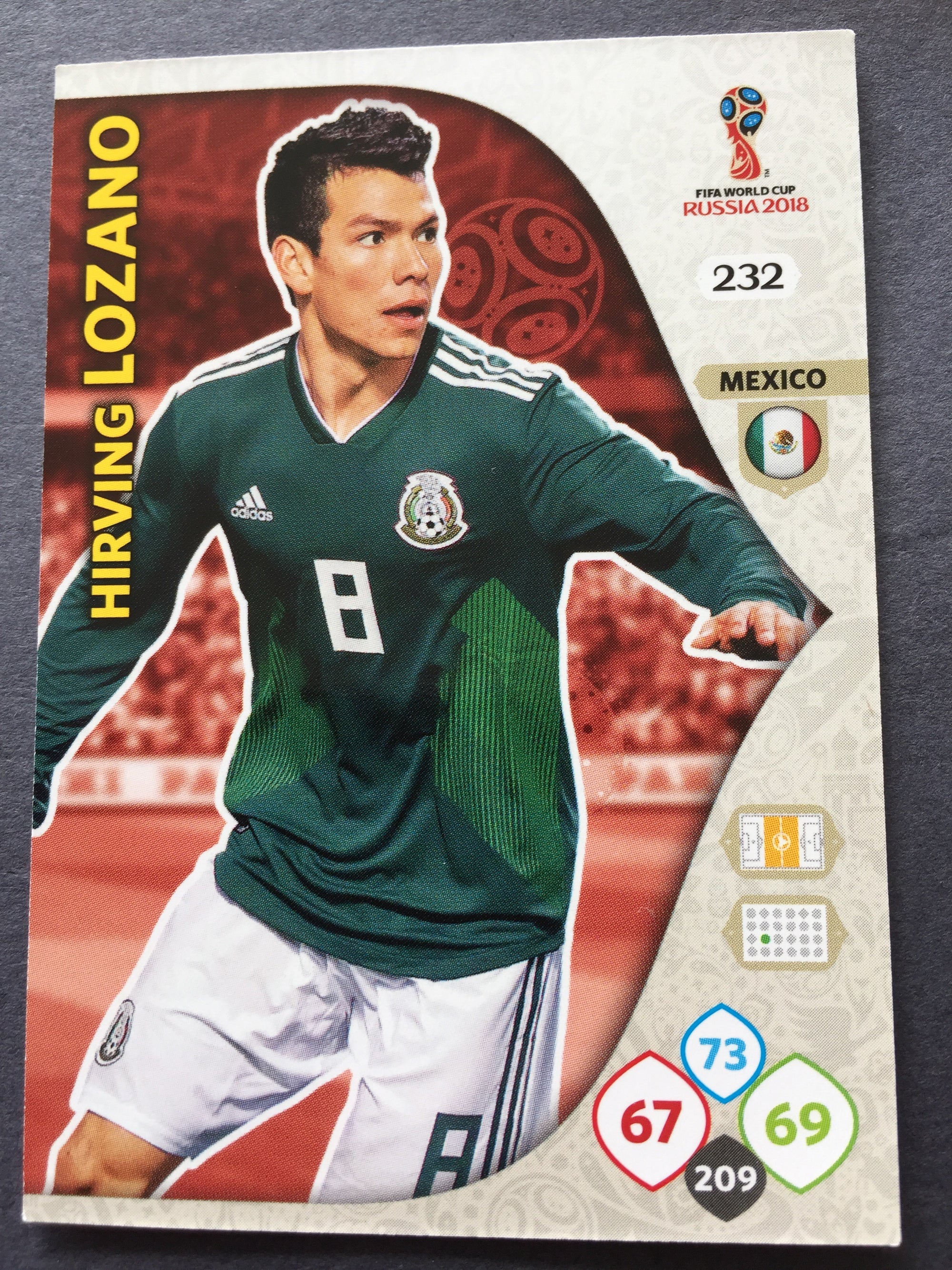 232. HIRVING LOZANO - MEXICO