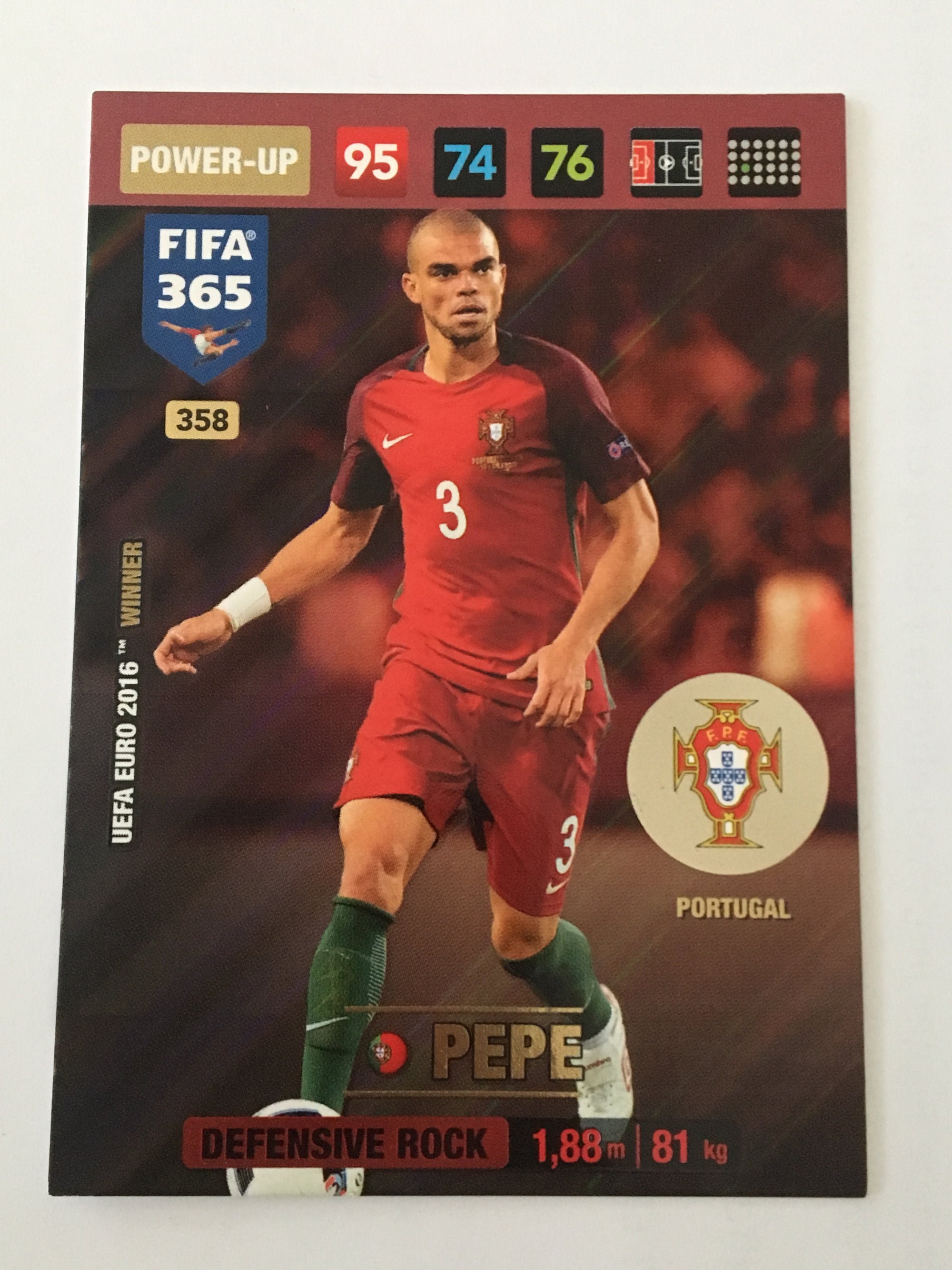 358. PEPE - PORTUGAL - POWER-UP - DEFENSIVE ROCK